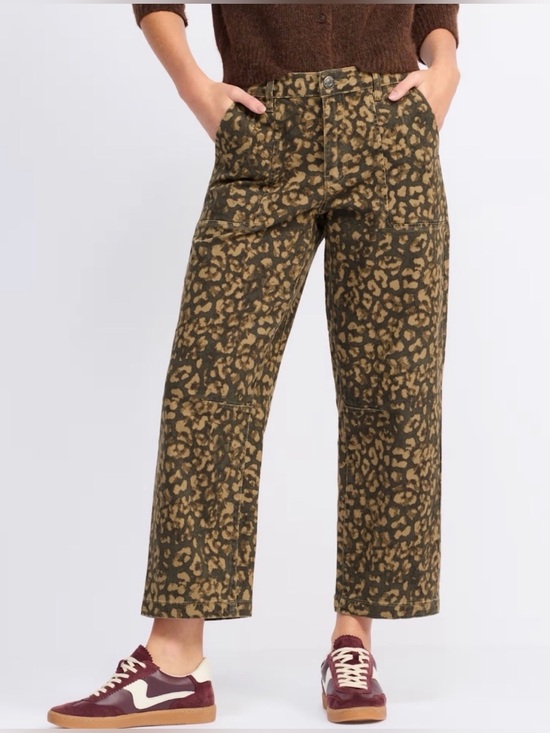 Kut from the Kloth Pants - Kut from the Kloth - Leopard Print Barrel Pants